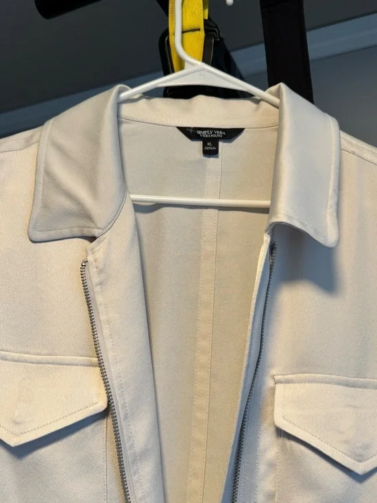 Simply Vera Vera Wang Sleeveless Jacket - Picture 3 of 3